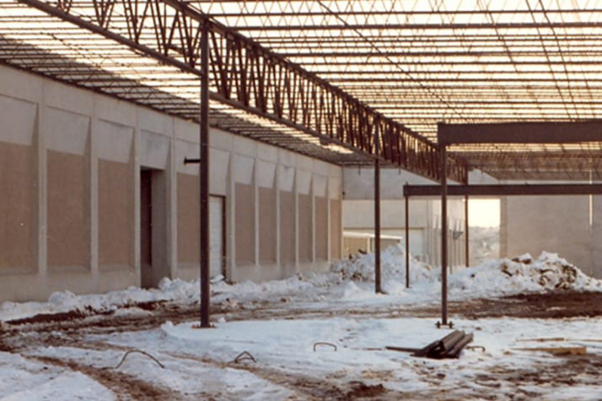 Addition to north end of building. 