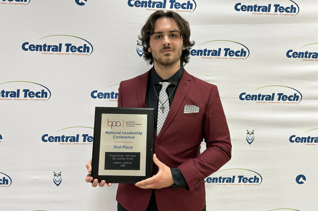 Trent Fine won 1st place at BPA Nationals