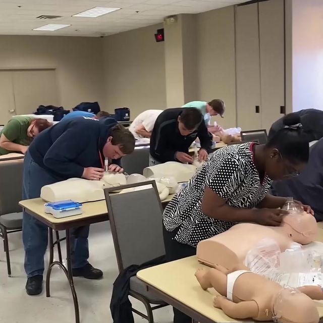 Students in the Medical Front Office, Criminal Justice, and Health Careers classes practice CPR.
#centraltechedu #centraltechMFO #centraltechCriminalJustice #centraltechHC