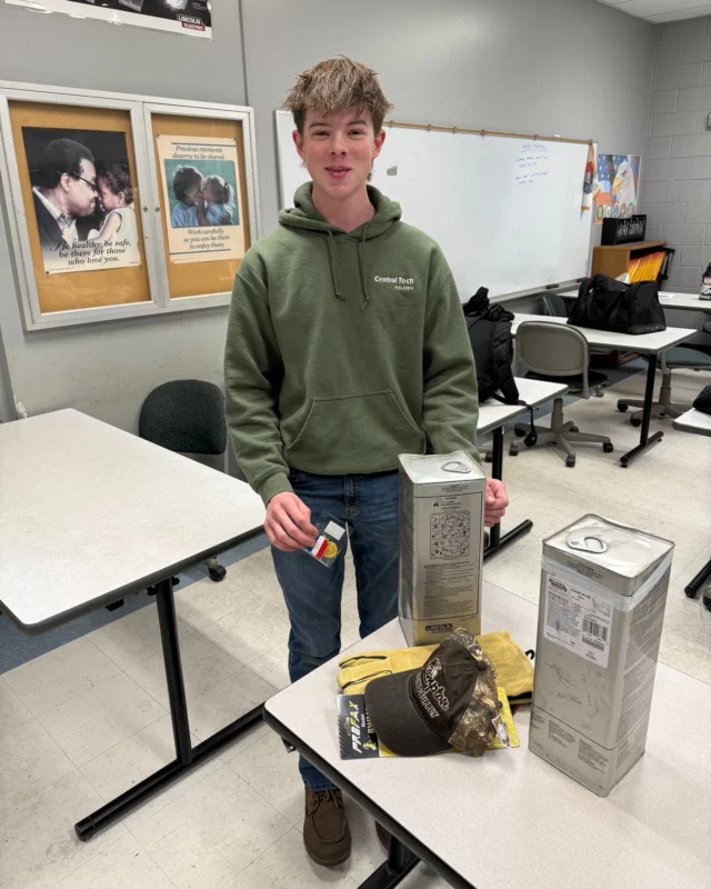 🏅 Congratulations, Reese Williams, a 2nd Year student from @bristow_public_schools! He placed 1st at the @skillsusa Individual Welding regional competition today and will go on to compete at the SkillsUSA state contest in April. 

#centraltechWeldFab